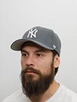 Бейсболка 47 BRAND арт. B-MVPSP17WBP-CC New York Yankees MLB (серый)